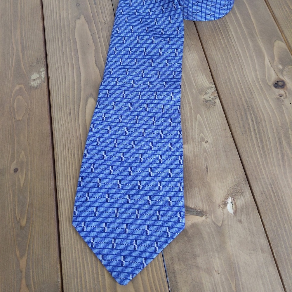 Trump Arrow Blue Silk Tie
